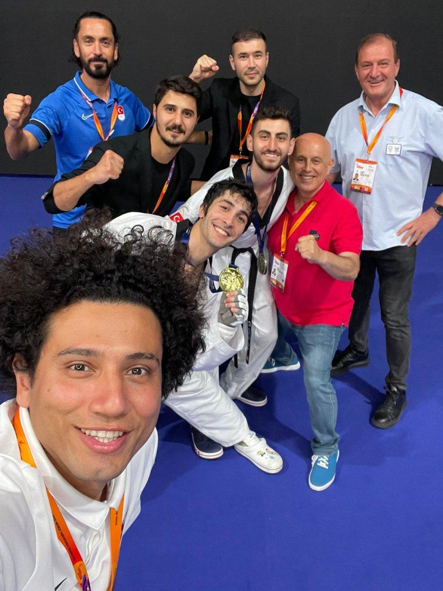 Hakan Reçber, Taekwondo Grand Prix’inde altın madalya kazandı
