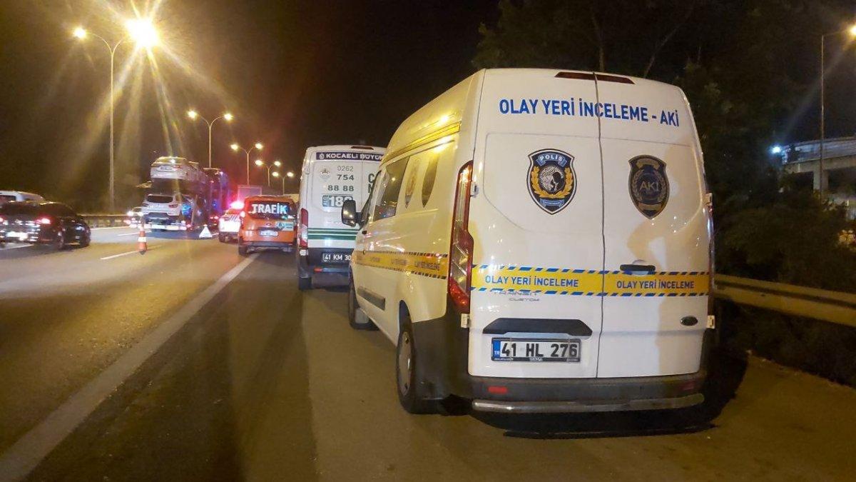 Kocaeli'de tırın çarptığı şahıs hayatını kaybetti