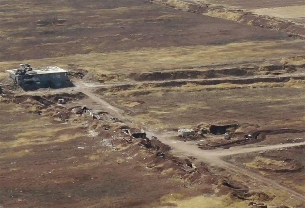 PKK'lı teröristlerin Tel Rıfat ve çevre köylerde hazırlık görüntüleri