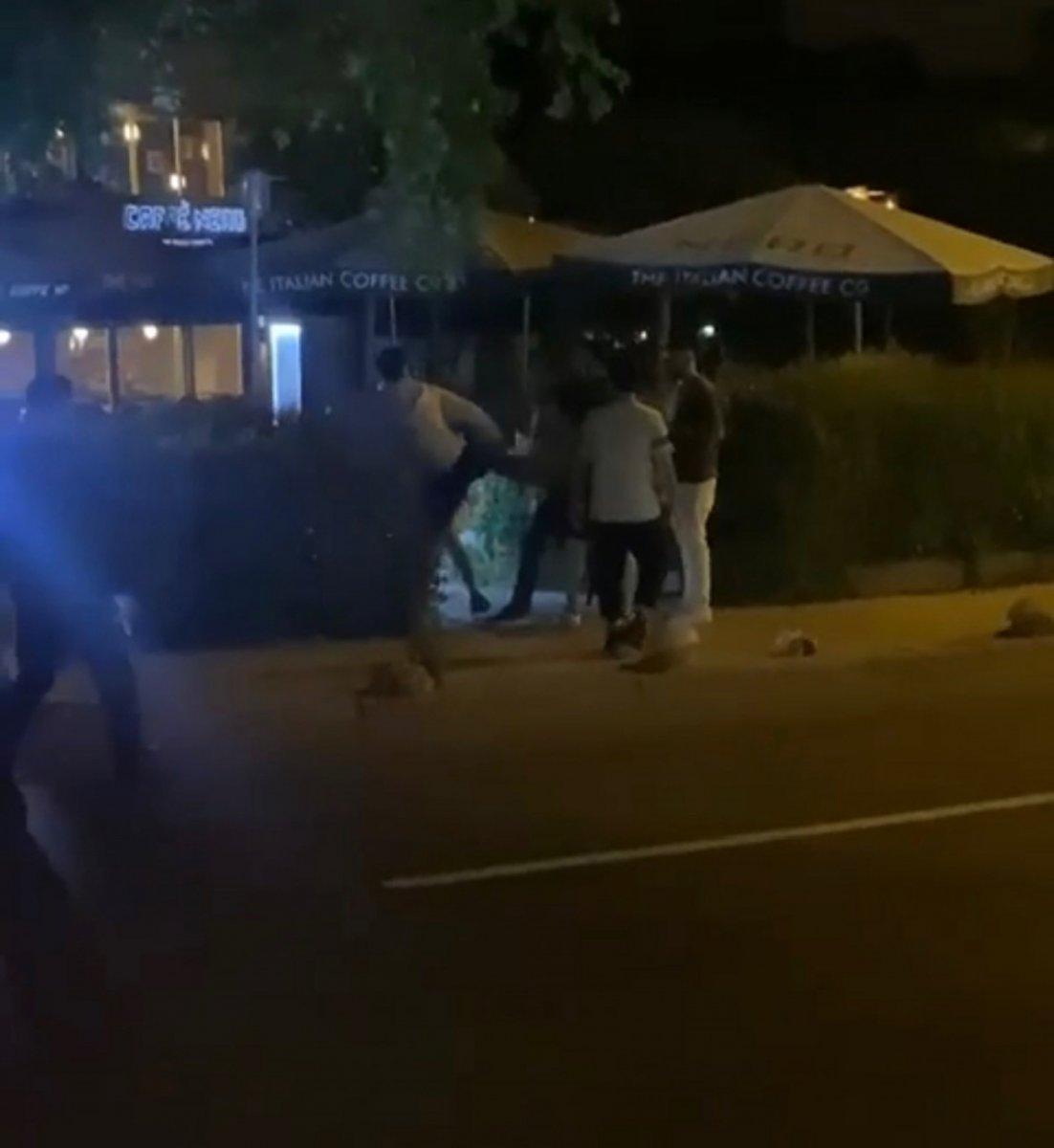 İstanbul'da tekmeli yumruklu kavga