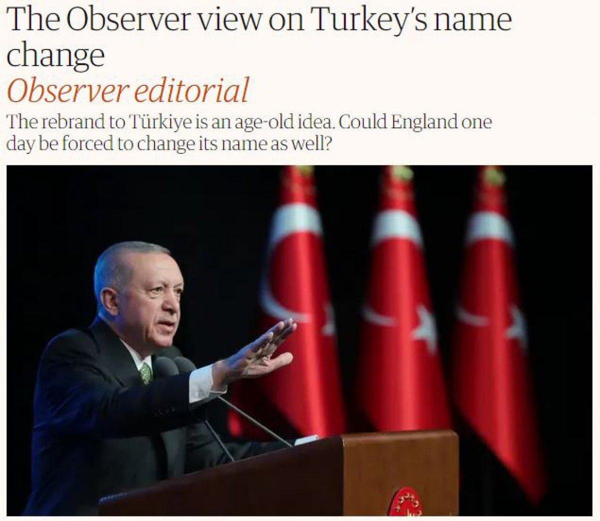 Guardian, Turkey'den Türkiye'ye geçişi yazdı