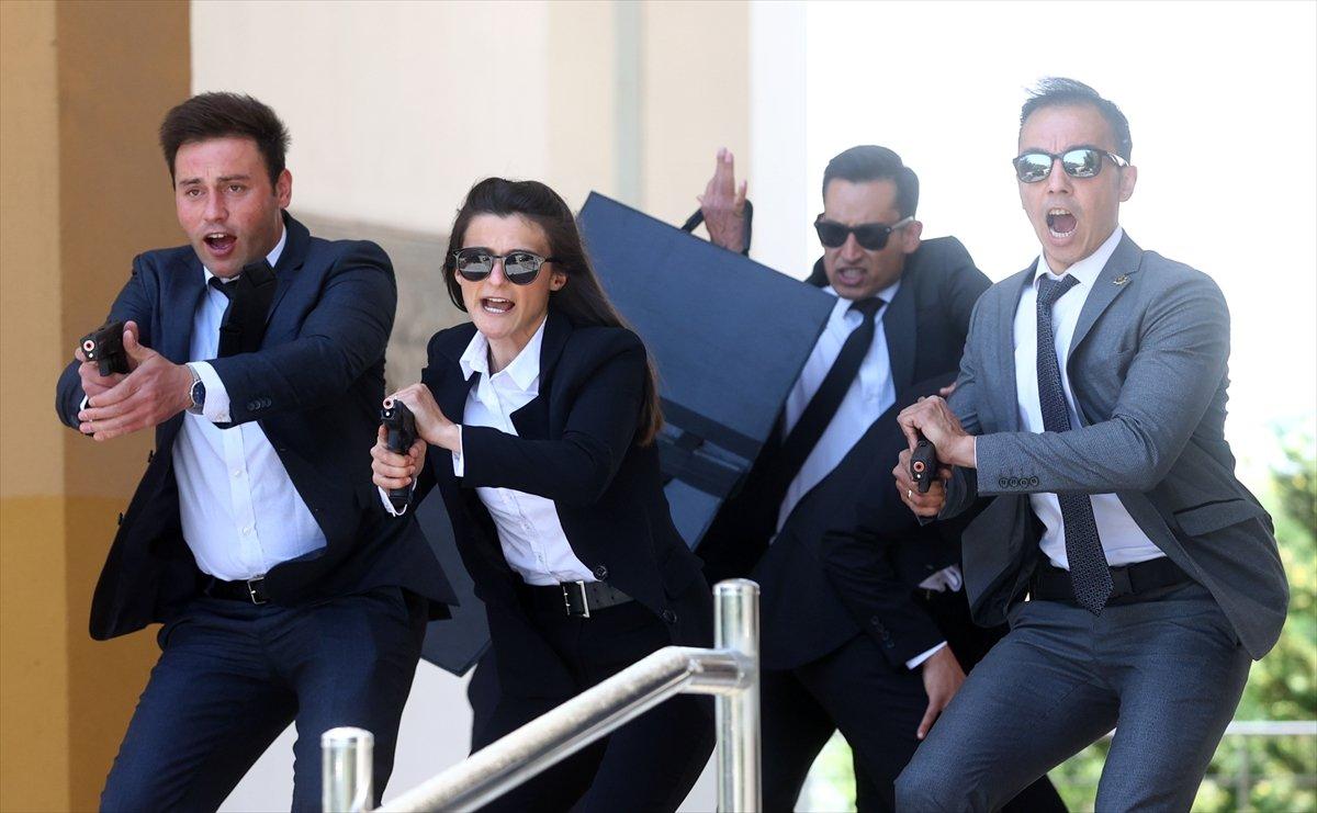 Koruma Eğitim Akademisi'nde zorlu VIP eğitimi