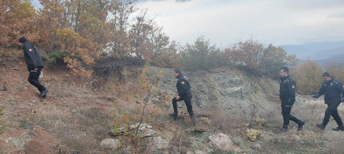 Tokat'ta ormanlık alanda bulunan cesette 'kayıp polis' şüphesi