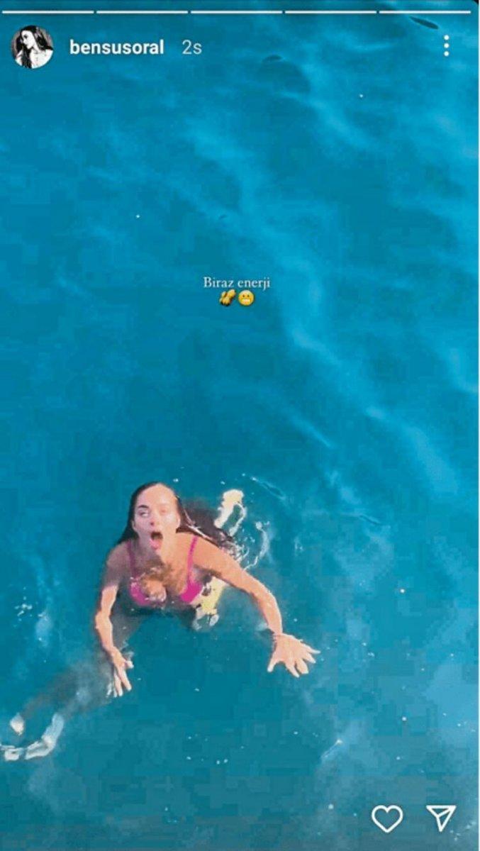 Bensu Soral, tekne tatilinde