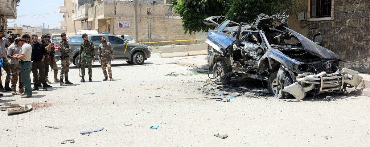 Suriye Milli Ordusu komutanına, EYP'li saldırı düzenlendi