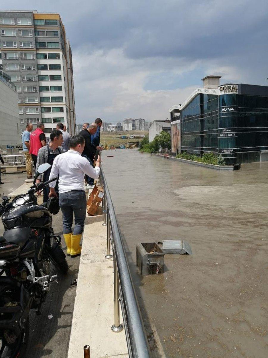 Ankara'daki sel felaketinden görüntüler