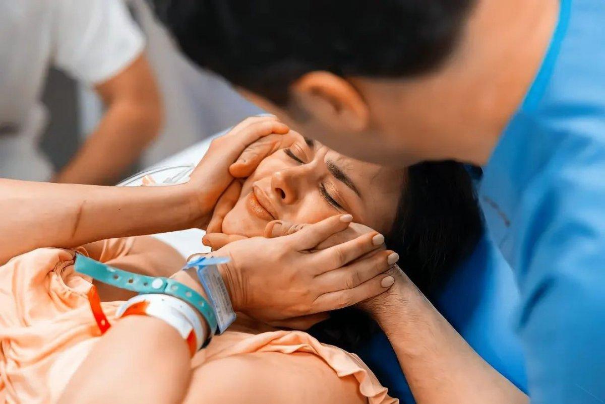 Hande Soral'ın doğum fotoğrafları