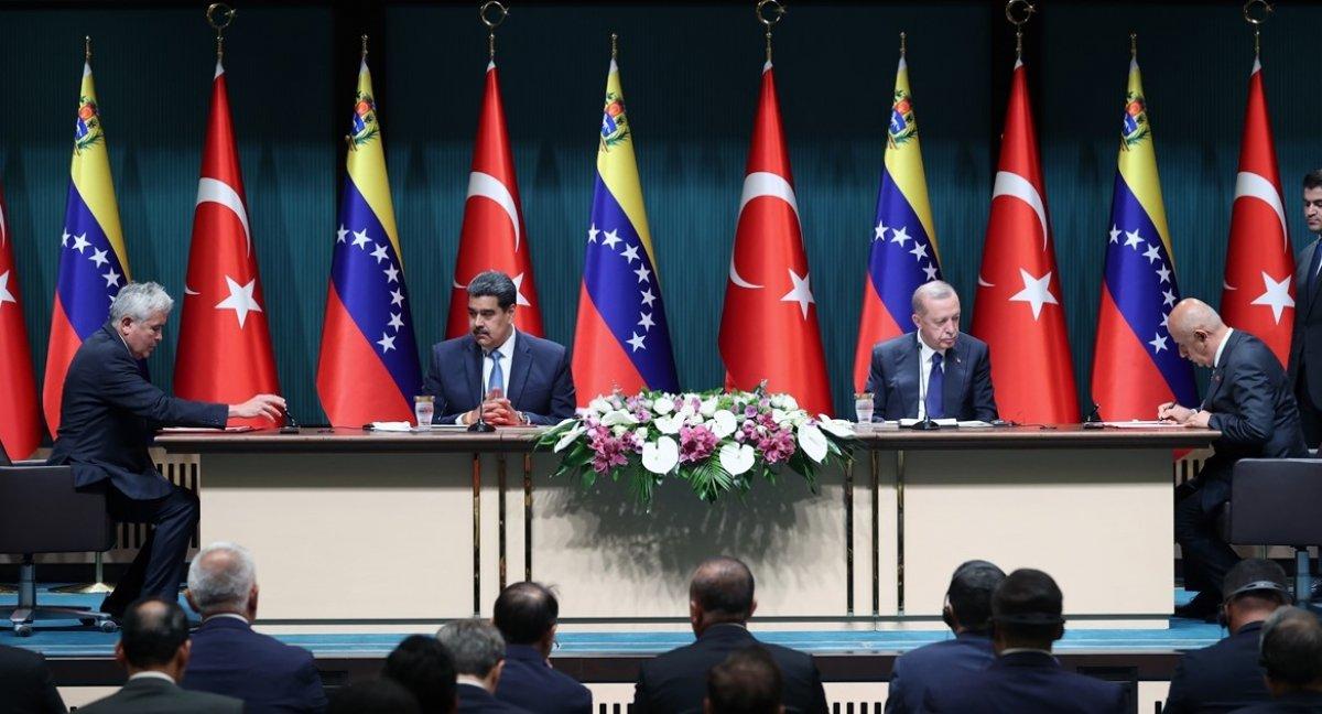 Türkiye ile Venezuela arasında 3 anlaşma imzalandı
