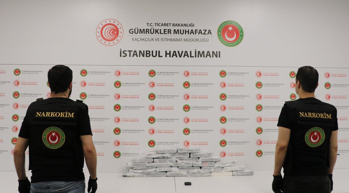 İstanbul Havalimanı'nda uyuşturucu operasyonu: 36 kilogram kokain yakalandı