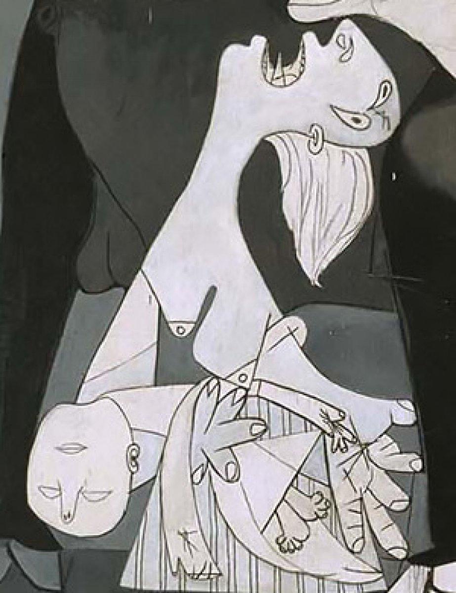 Picasso'nun savaşın acılarını resmettiği tablosu 'Guernica'