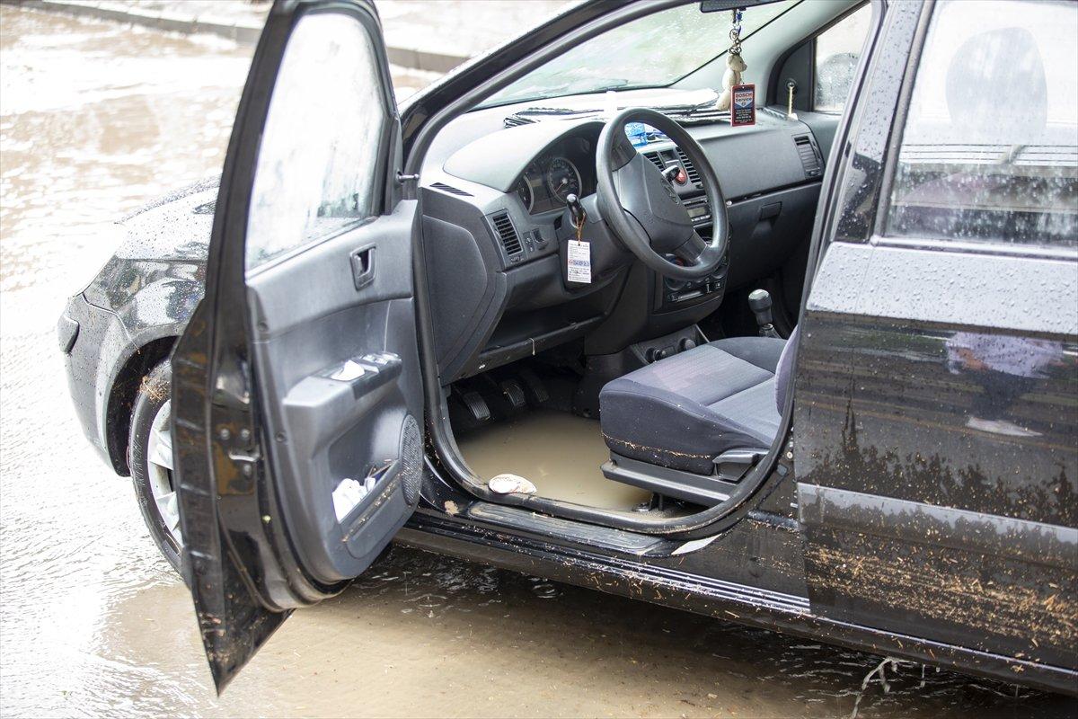 Ankara'da aracından bardakla su boşaltan sürücü konuştu