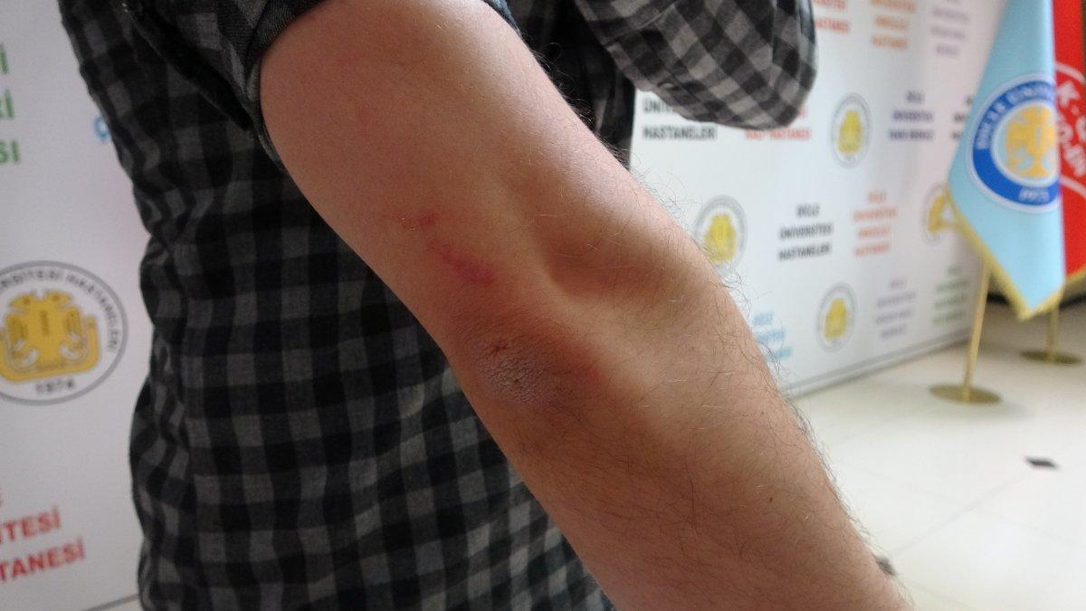 Diyarbakır'da, doktorun darbedilme anları kamerada