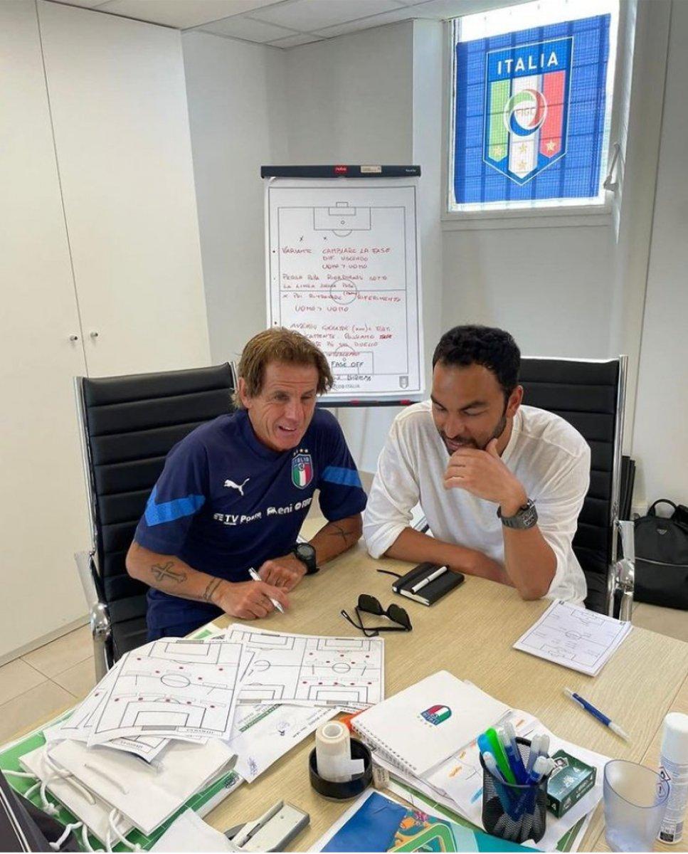 Selçuk İnan, Mancini'nin yanında İtalya'yı takip etti