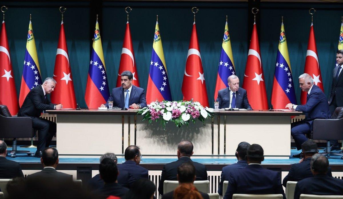 Türkiye ile Venezuela arasında 3 anlaşma imzalandı