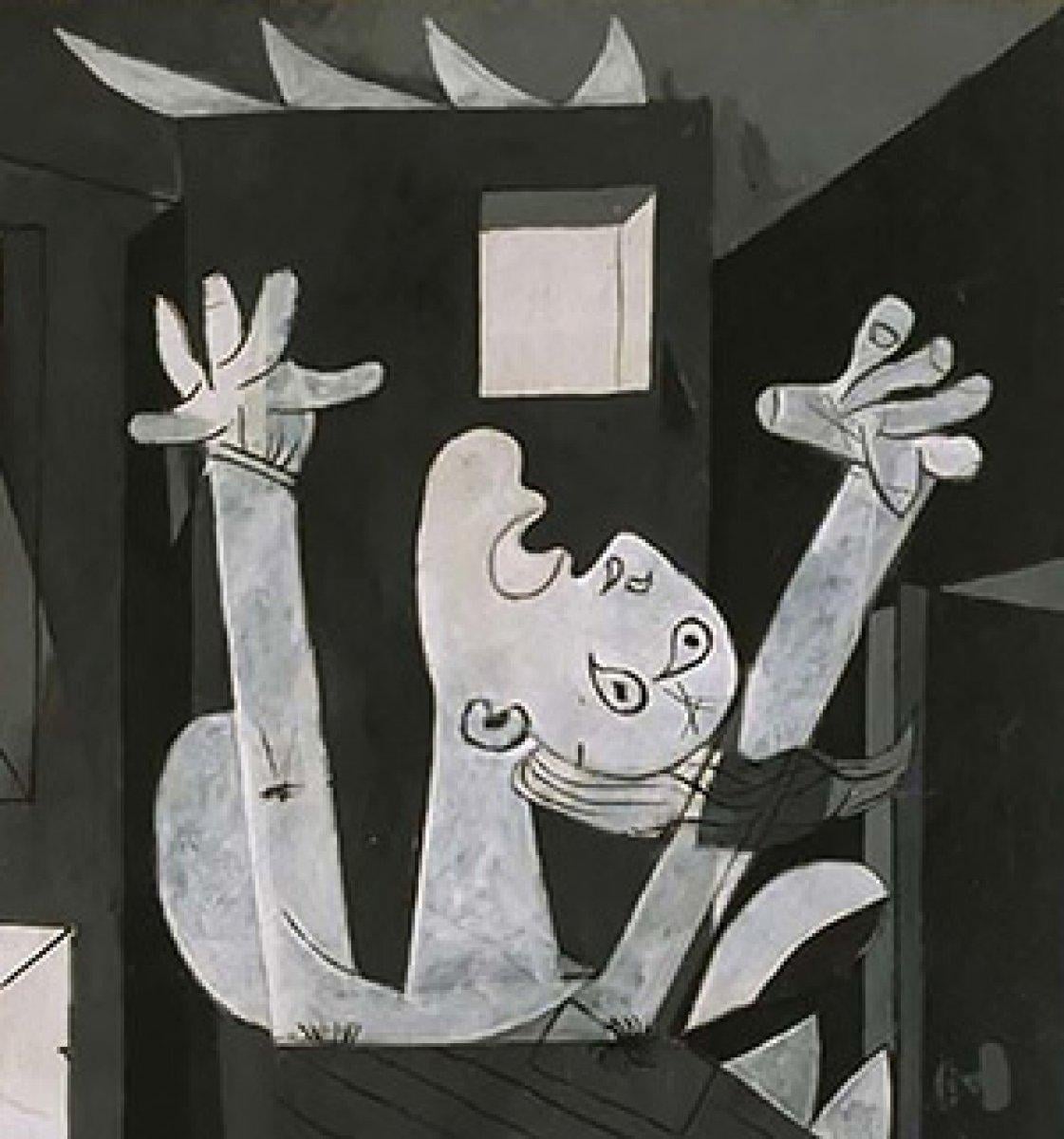 Picasso'nun savaşın acılarını resmettiği tablosu 'Guernica'