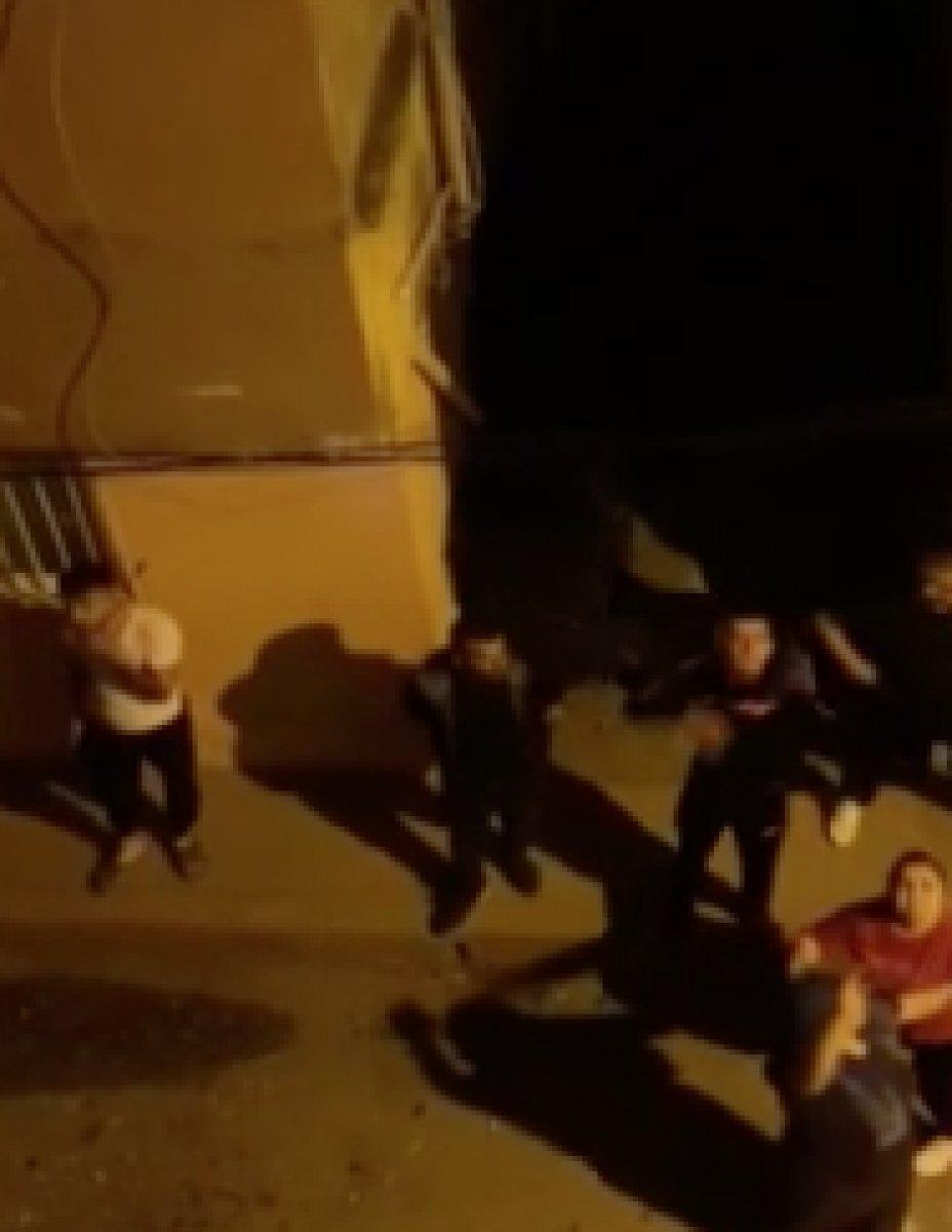 Samsun'da husumetli komşunun evine taşlı saldırı