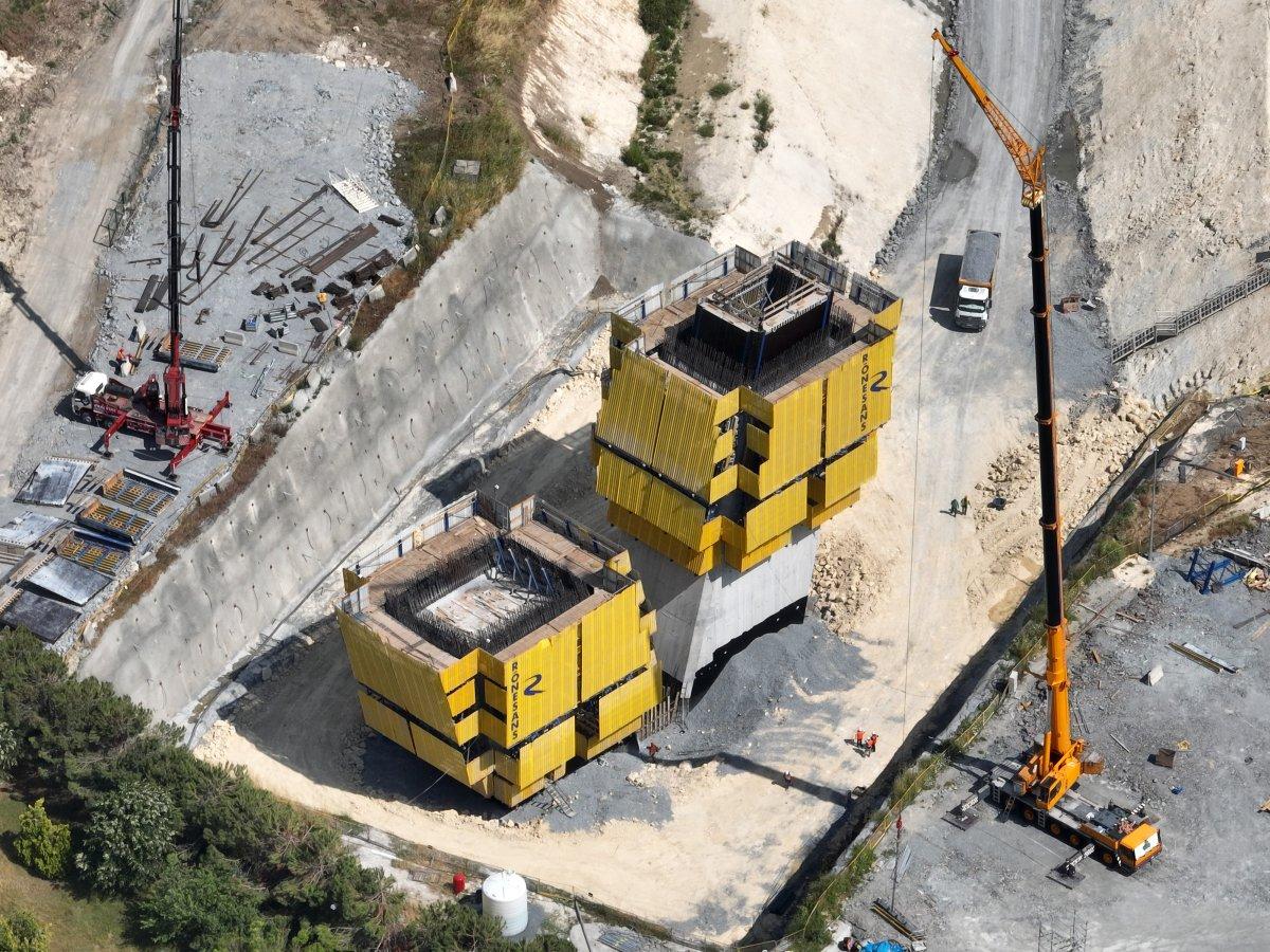 Kanal İstanbul Projesi'nde çalışmalar sürüyor