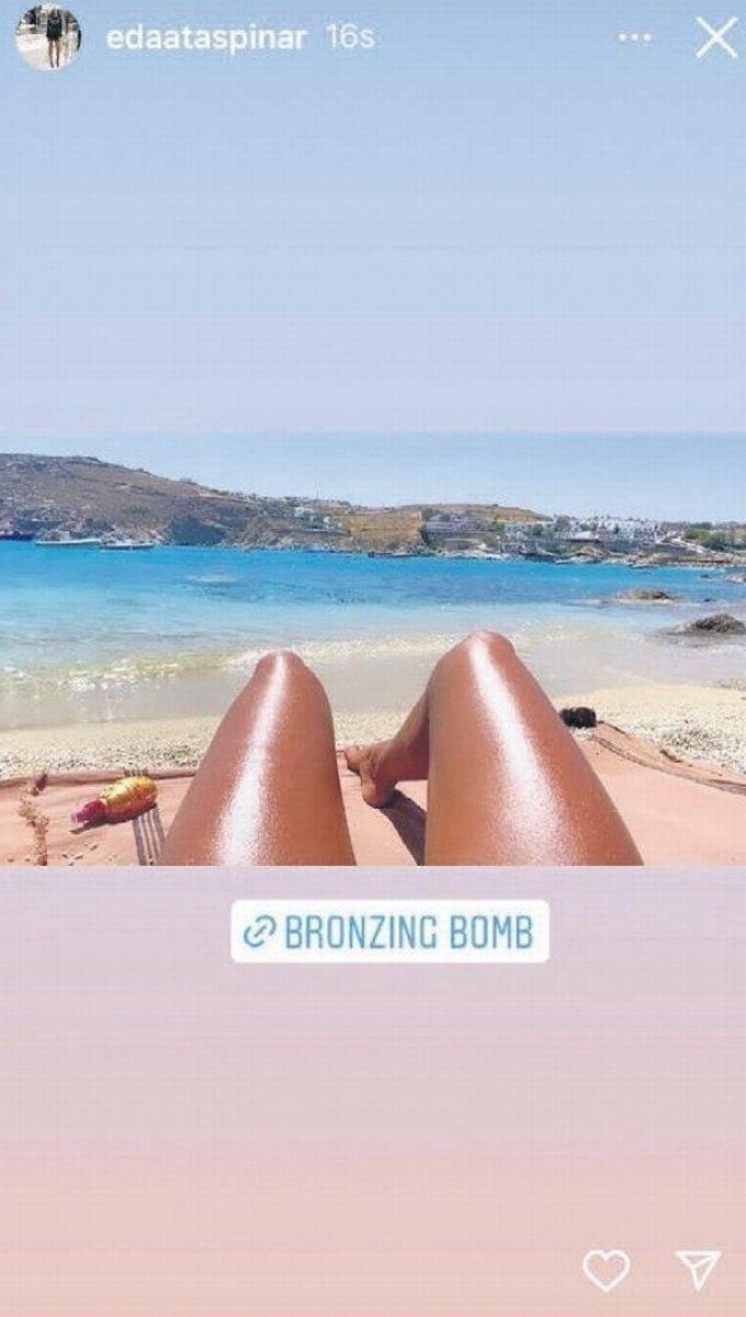 Eda Taşpınar, Yunanistan'ı sevdi