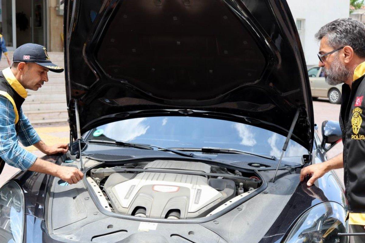 Almanya'da çalınan Porsche Kayseri'de bulundu