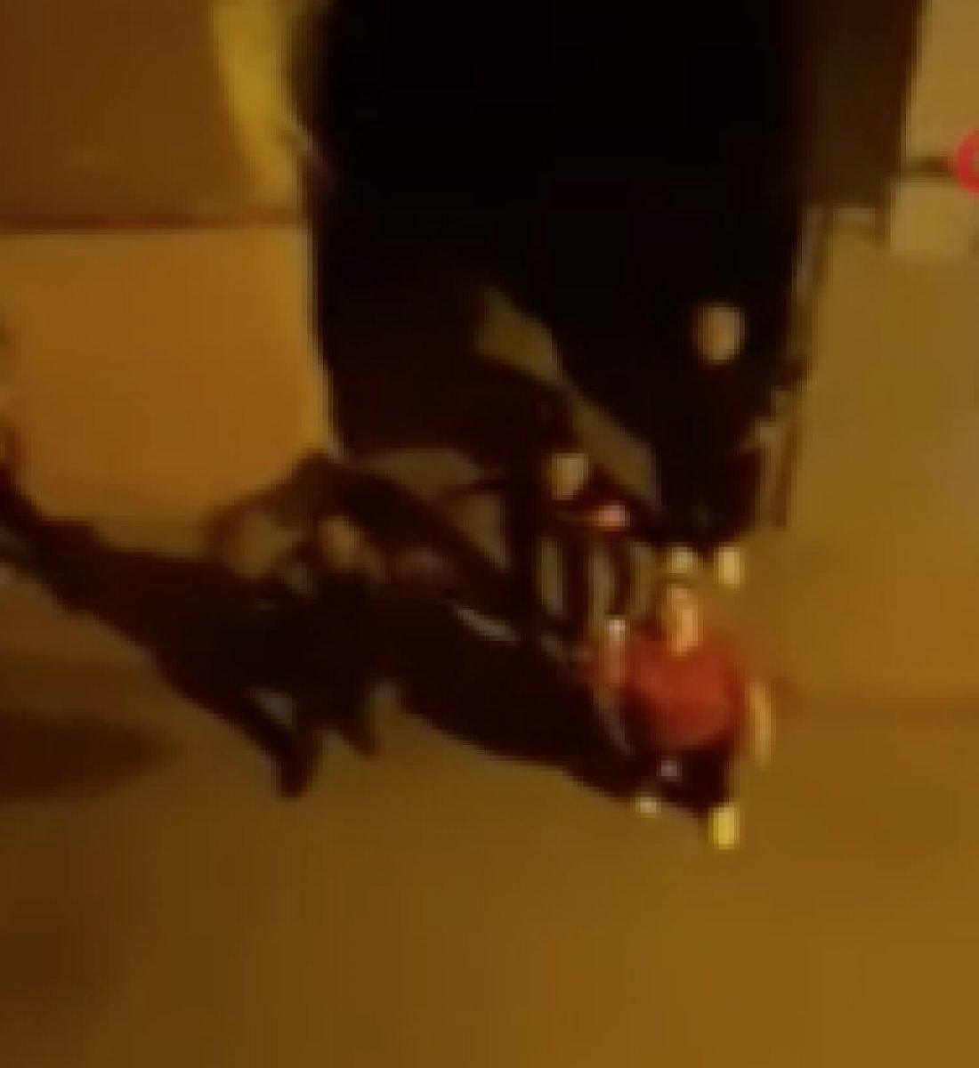 Samsun'da husumetli komşunun evine taşlı saldırı