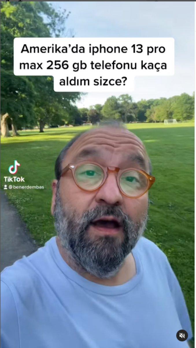 Erdem Baş’ın iPhone paylaşımı