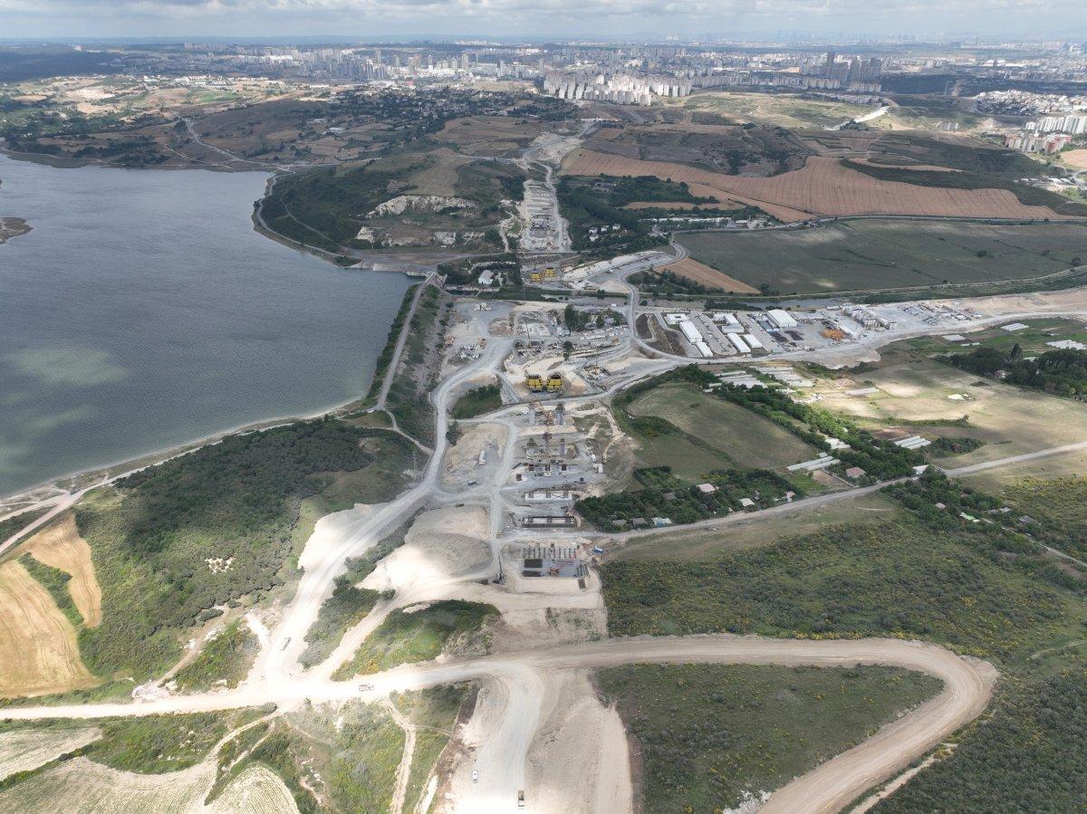 Kanal İstanbul Projesi'nde çalışmalar sürüyor
