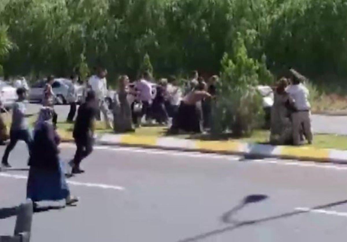 Şanlıurfa'da piknik kavgası kamerada
