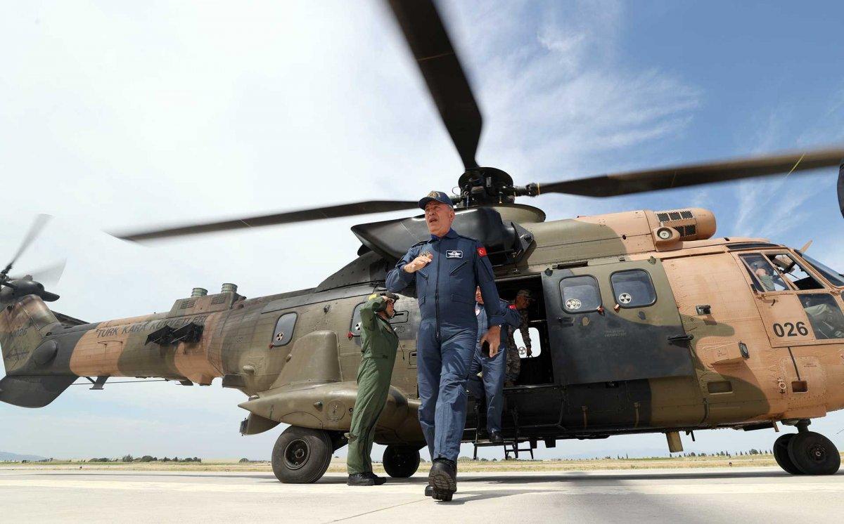 Hulusi Akar'dan Yunanistan'a: Haksız eylemlere karşılık vermeye devam edeceğiz