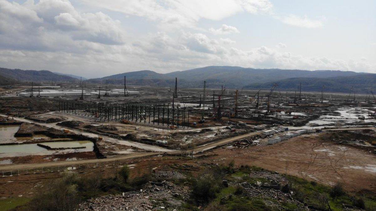 Karadeniz gazı için boru döşeme işlemleri başladı