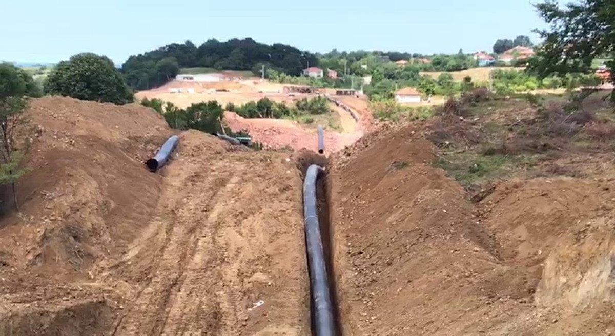 Karadeniz gazı için boru döşeme işlemleri başladı