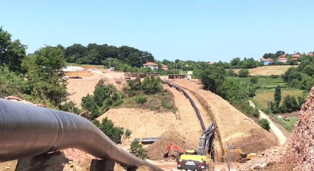 Karadeniz gazı için boru döşeme işlemleri başladı