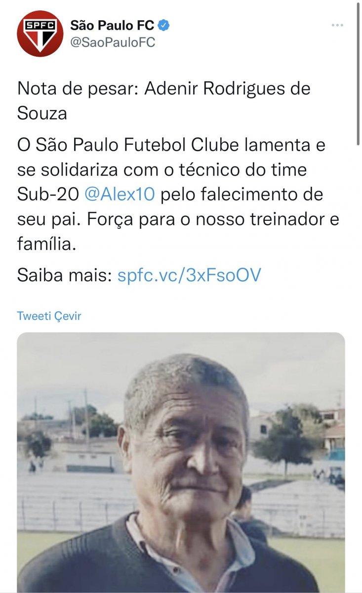 Alex de Souza'nın acı günü: Babasını kaybetti