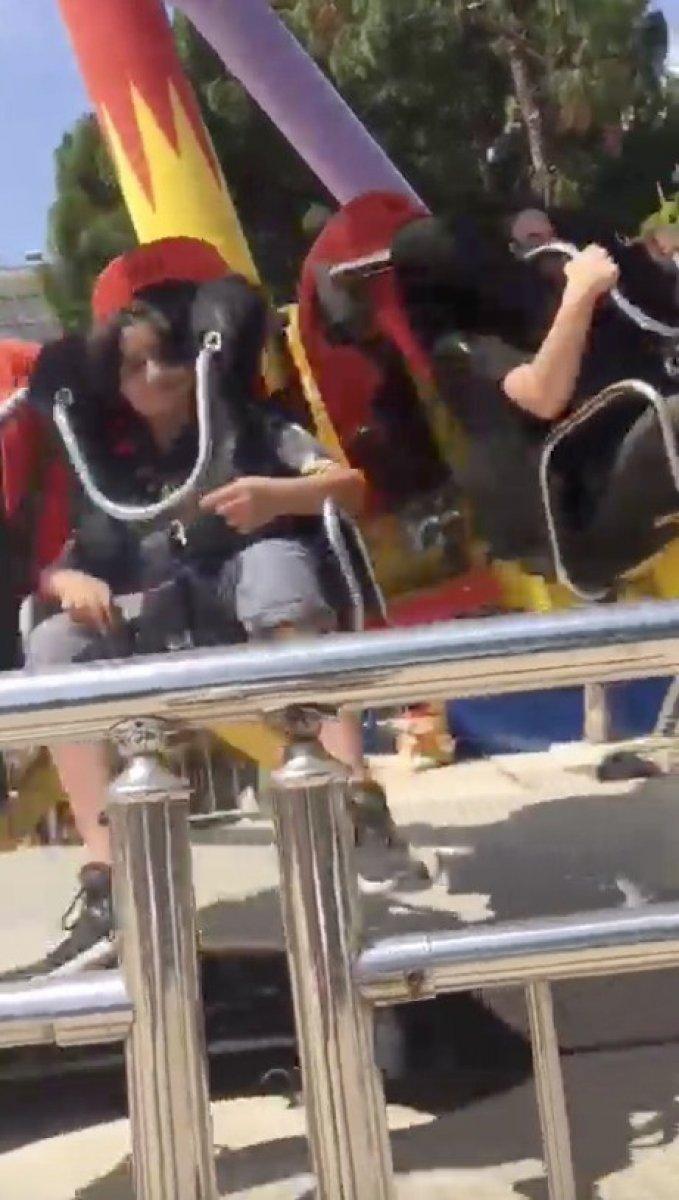 Antalya’da lunaparkta salıncak koptu, 3 çocuk yaralandı