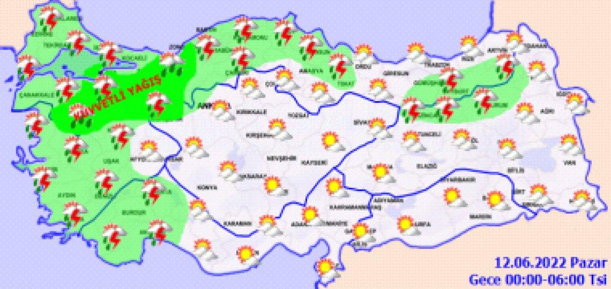 Meteoroloji'den kuvvetli yağış ve sel uyarısı