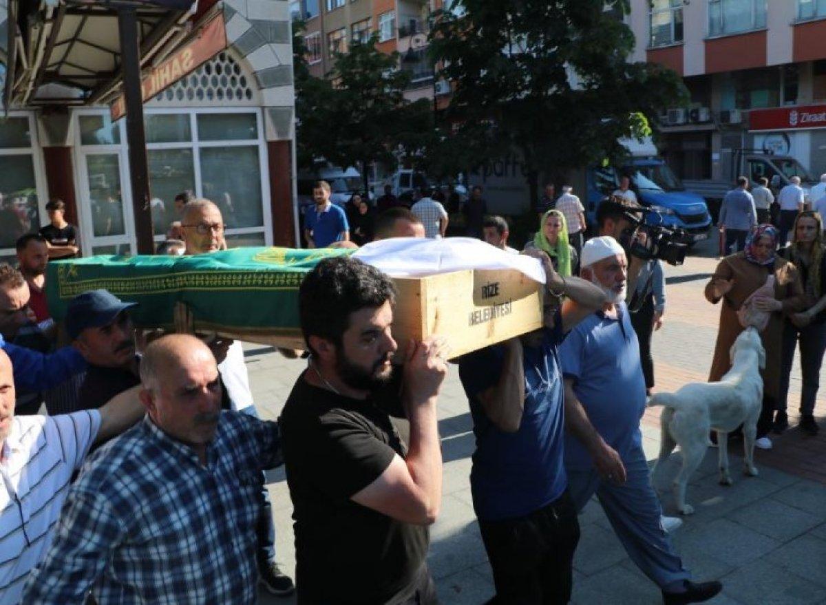 Rize'de kocası tarafından darbedilerek öldürülen kadına veda