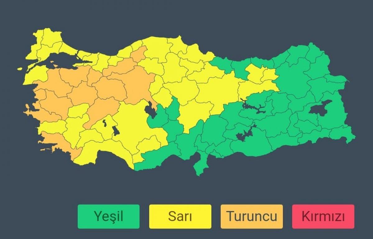 Meteoroloji'den kuvvetli yağış ve sel uyarısı