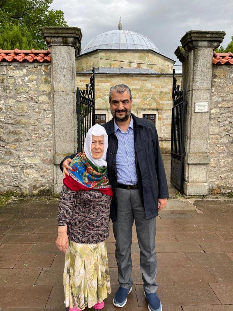 Türk Dünyası Parlamenterler Vakfı'ndan Saniye Teyze'ye ziyaret