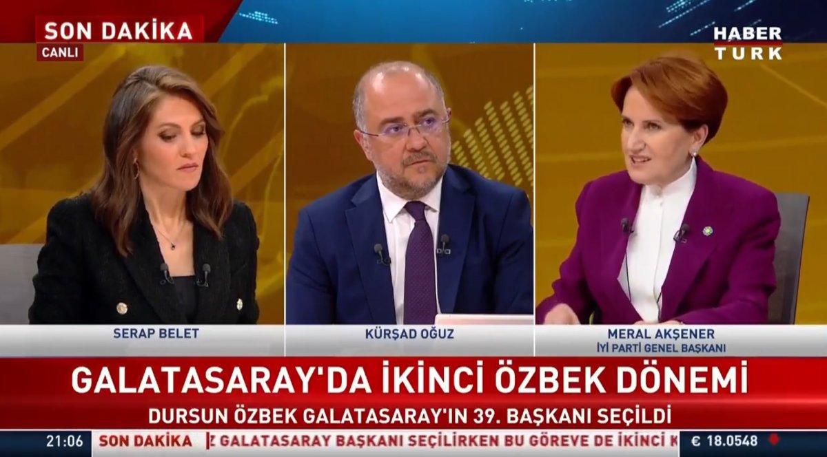 Meral Akşener'den 6'lı masanın Cumhurbaşkanı adayı açıklaması