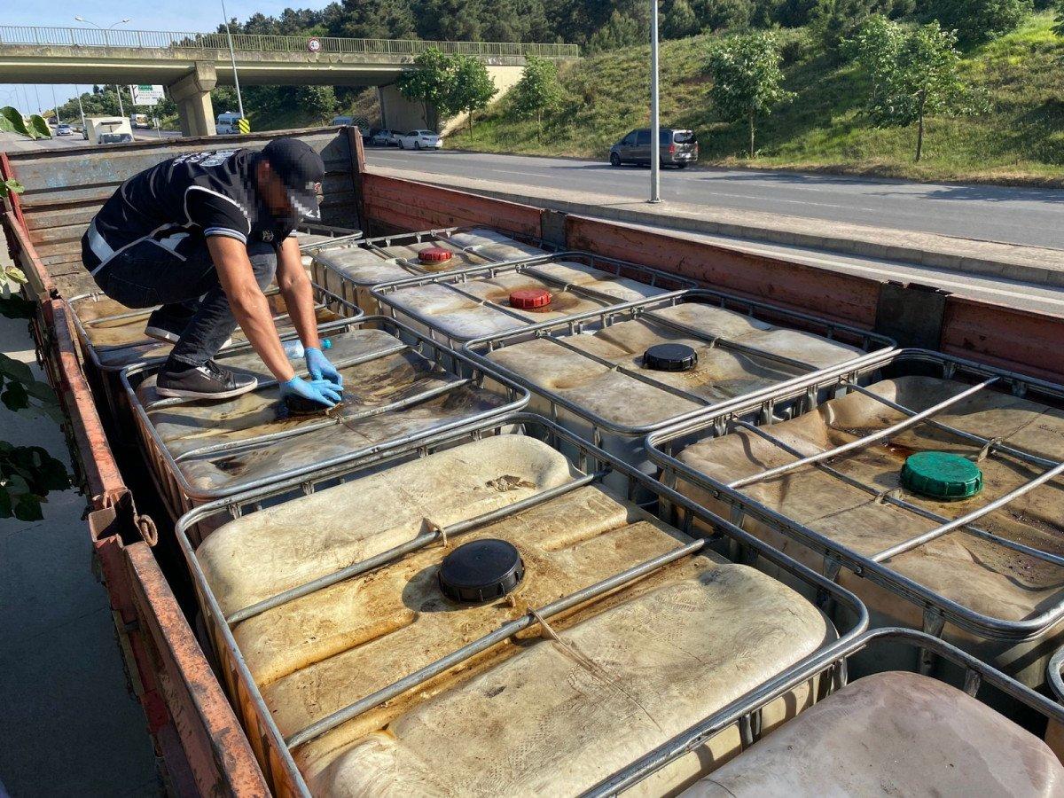 İstanbul'da karışımlı akaryakıt operasyonu: 20 bin litre yakıt ele geçirildi