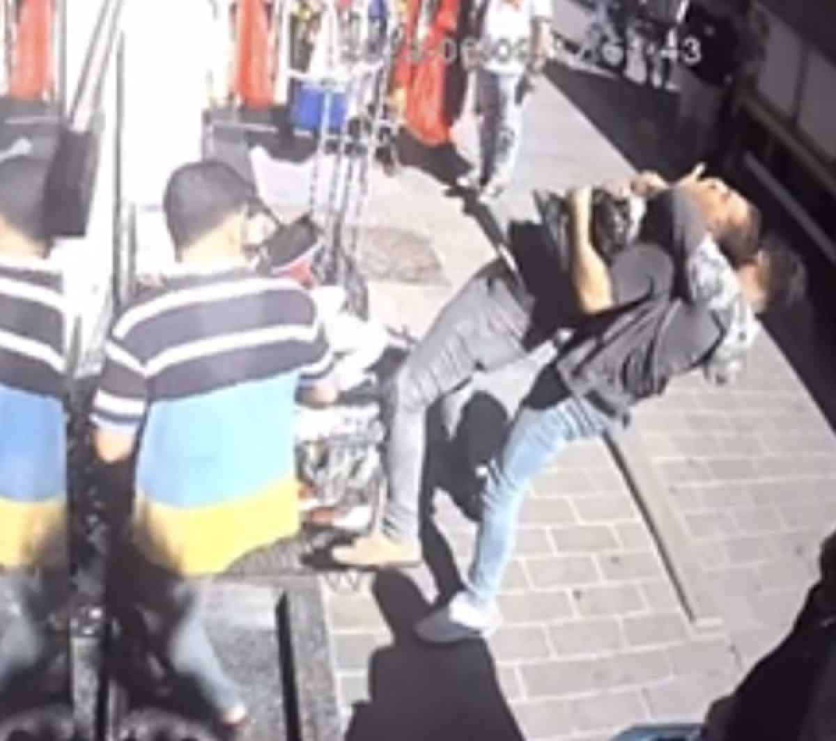 Fatih'te parasını gasbettiği adama 'hırsız' diye bağırdı