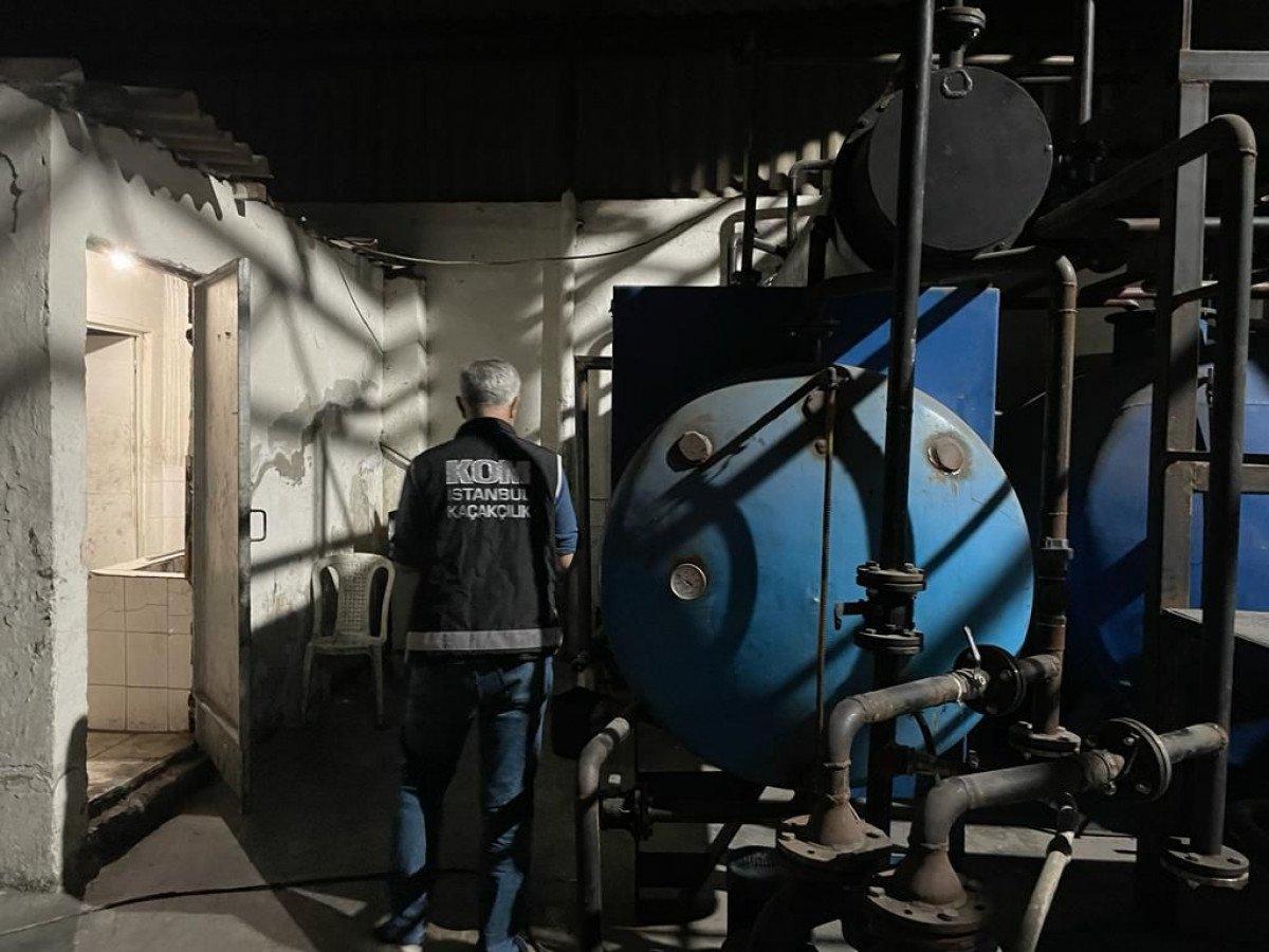 İstanbul'da karışımlı akaryakıt operasyonu: 20 bin litre yakıt ele geçirildi