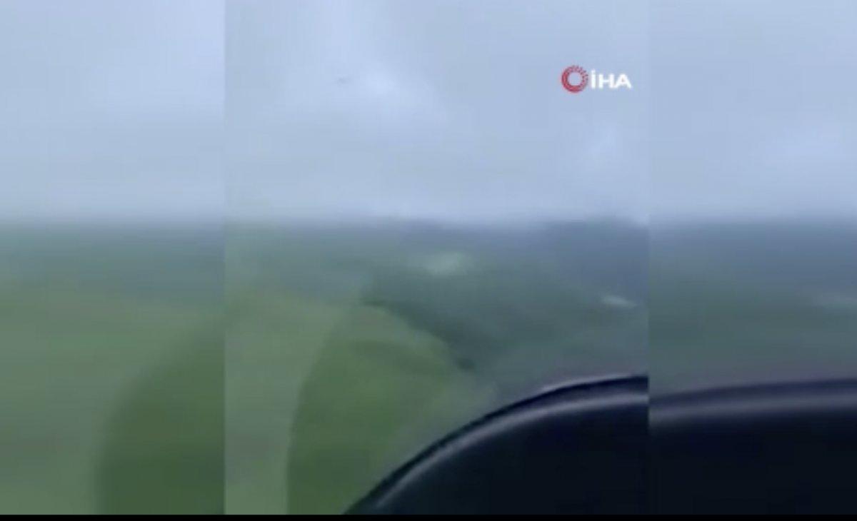 İtalya'da düşen helikopterden son görüntüler