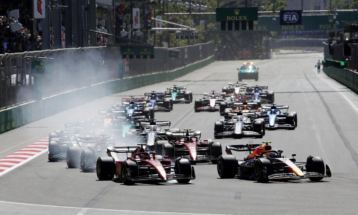 Azerbaycan GP'sinde kazanan Max Verstappen