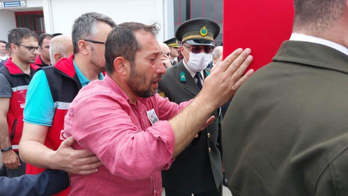 Ordulu şehidin cenazesi Samsun'da gözyaşlarıyla karşılandı