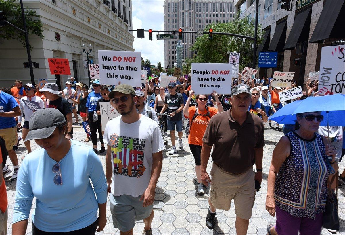 ABD'de silah reformu yanlıları gösteri düzenledi