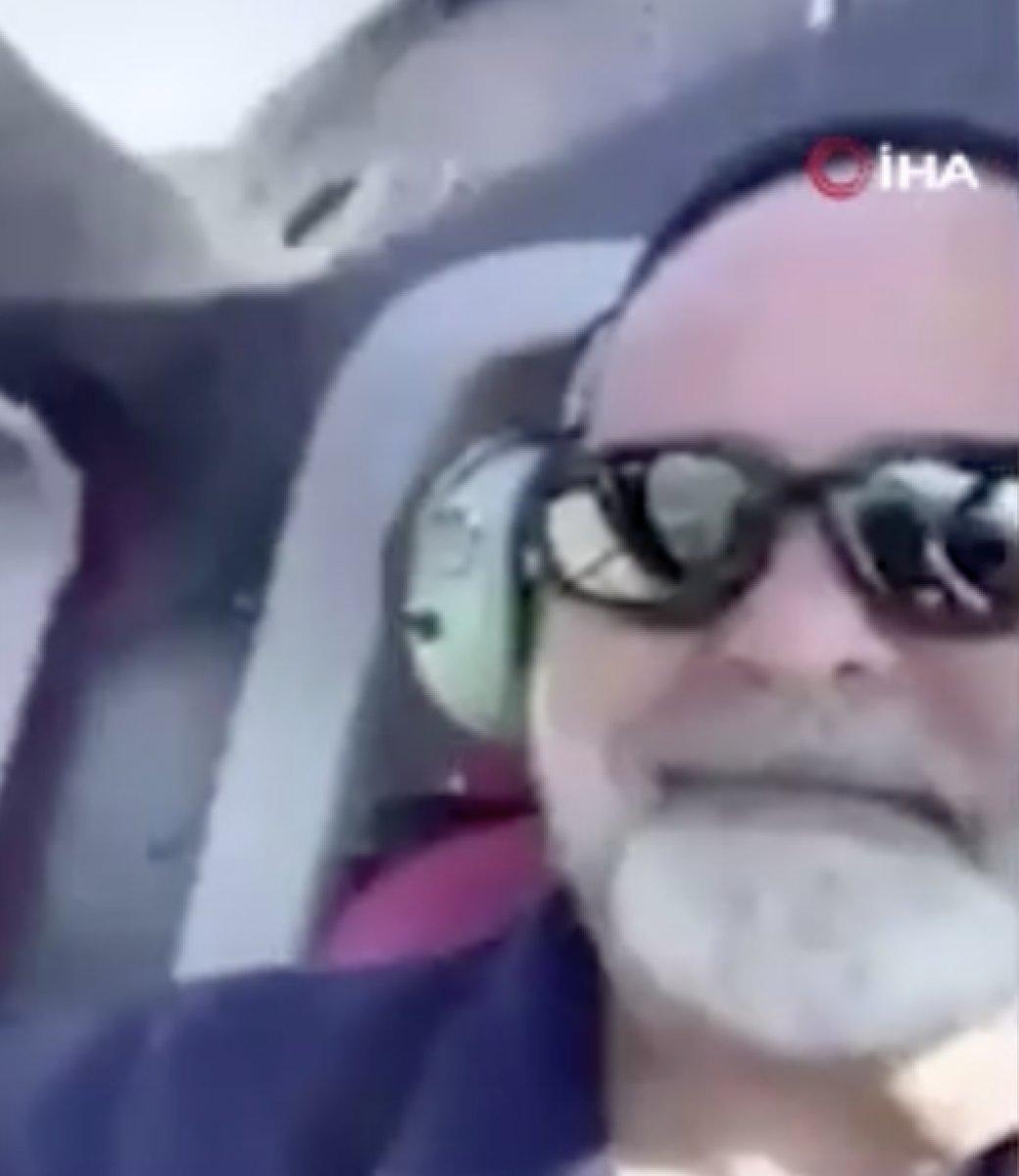 İtalya'da düşen helikopterden son görüntüler