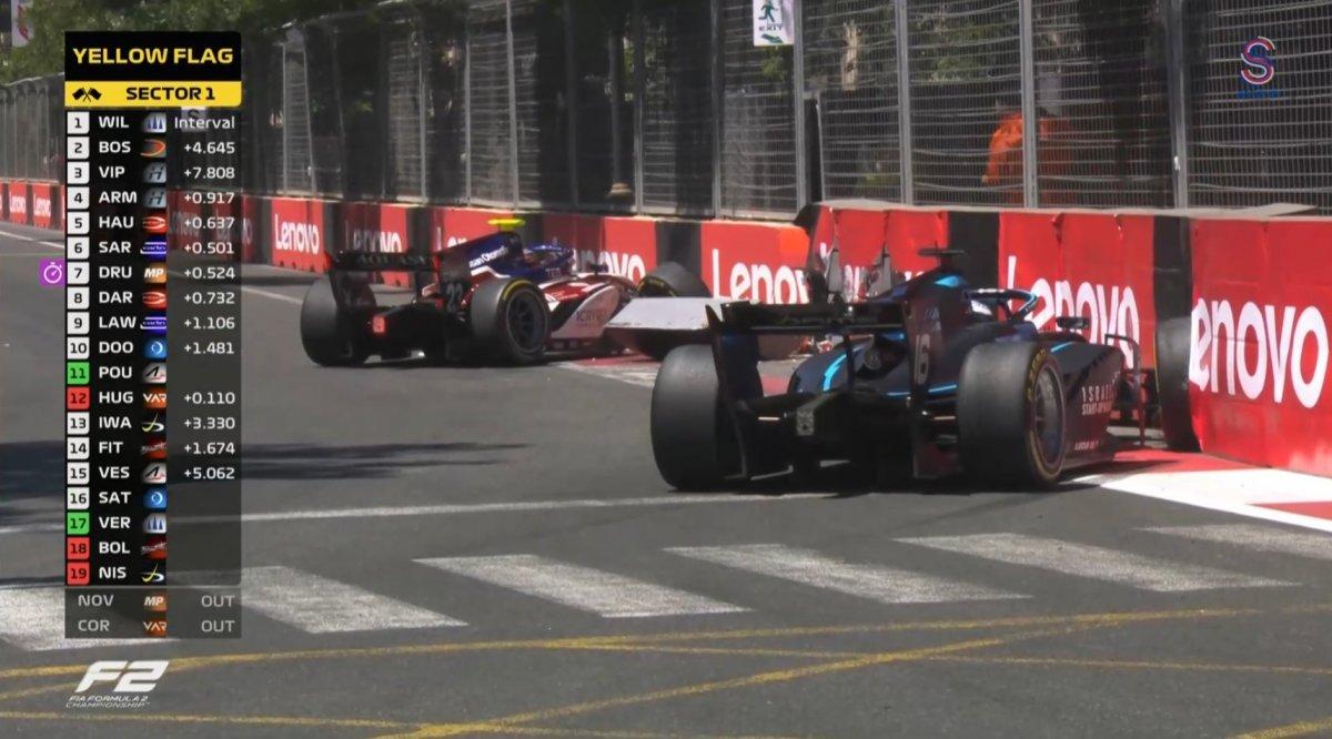 Cem Bölükbaşı Formula 2'de kaza yaptı