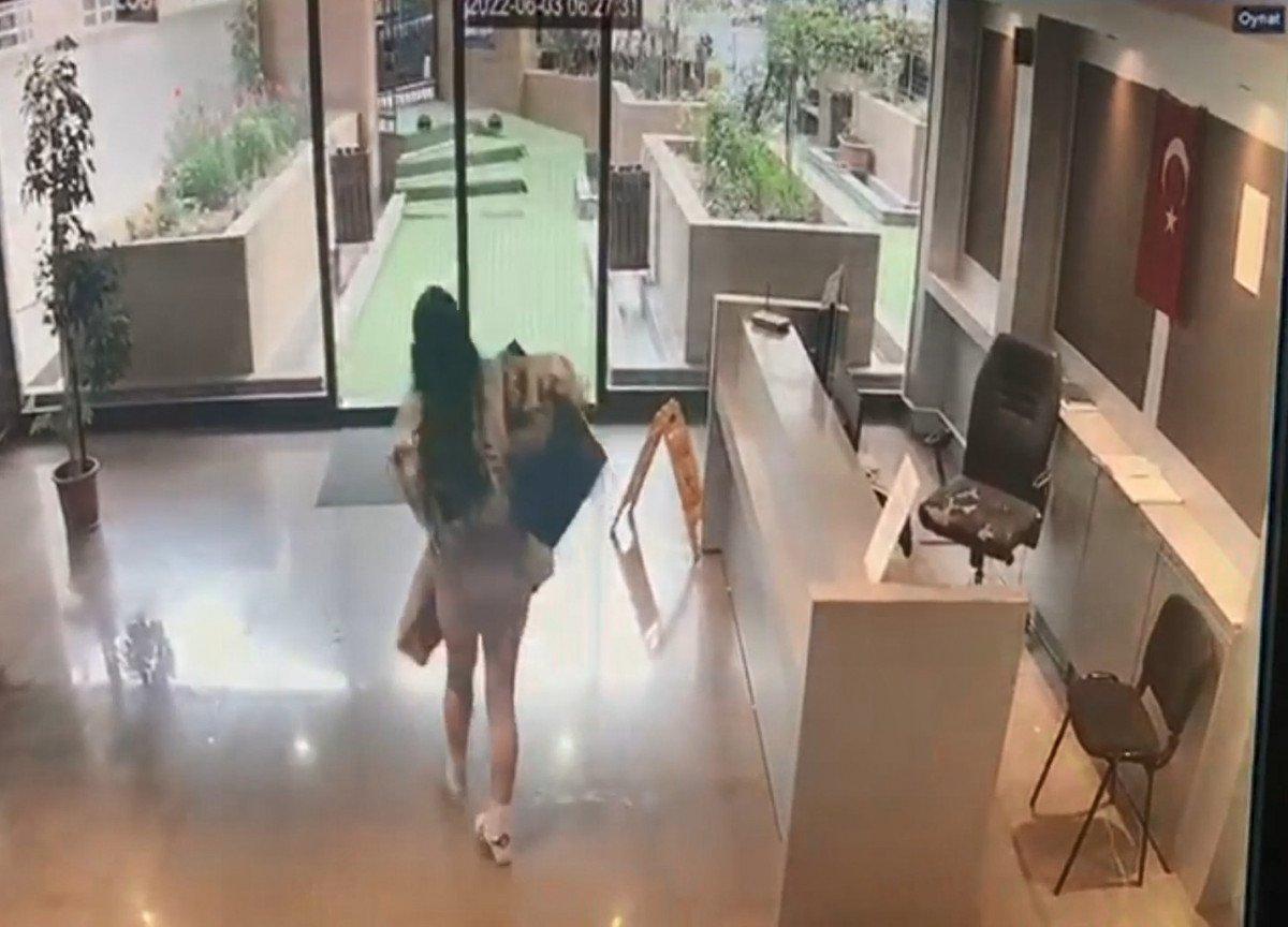 Kağıthane’de kadın hırsızı dövmesi ele verdi