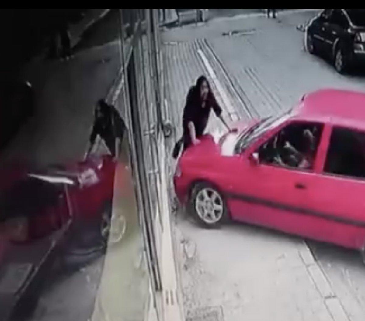 Ankara'da frenle gazı karıştıran sürücü kazaya neden oldu