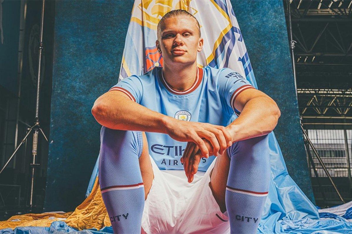 Manchester City, Erling Haaland'ı açıkladı